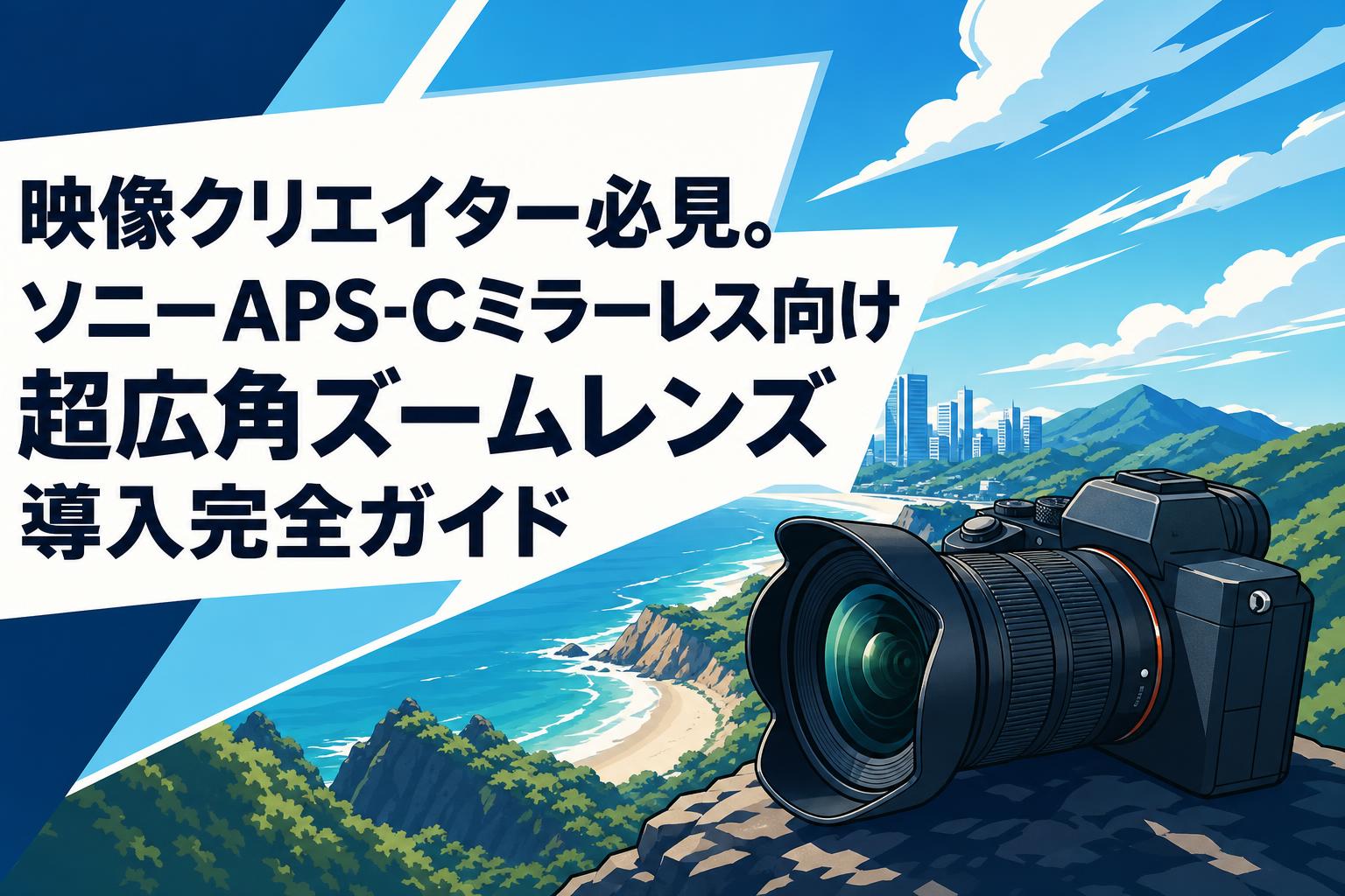 映像クリエイター必見。ソニーAPS-Cミラーレス向け超広角ズームレンズ