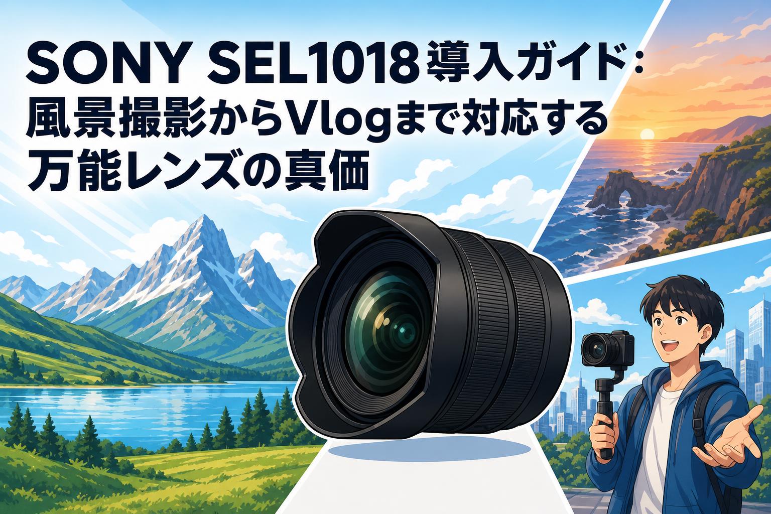 SONY SEL1018導入ガイド：風景撮影からVlogまで対応する万能レンズの