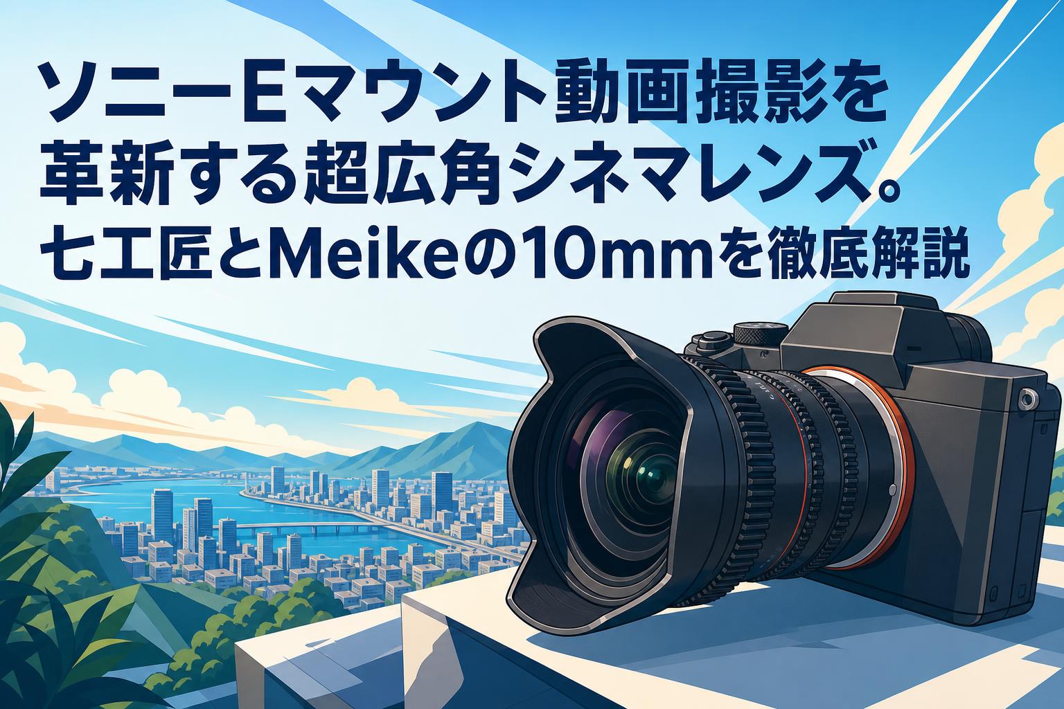 ソニーEマウント動画撮影を革新する超広角シネマレンズ。七工匠とMeike