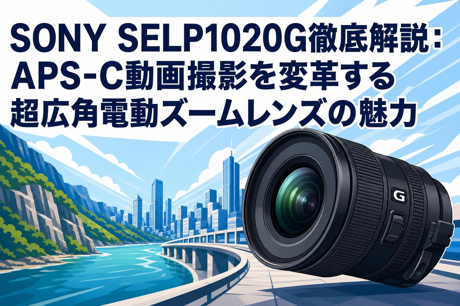 レンズ(ズーム) sony SELP1020G E-mount SONY SELP1020G徹底解説：APS-C動画撮影を変革する超広角電動ズーム