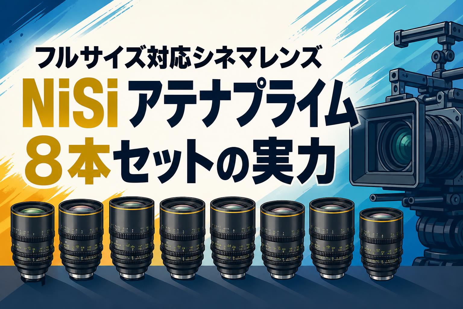 フルサイズ対応シネマレンズ NiSi アテナプライム8本セットの実力