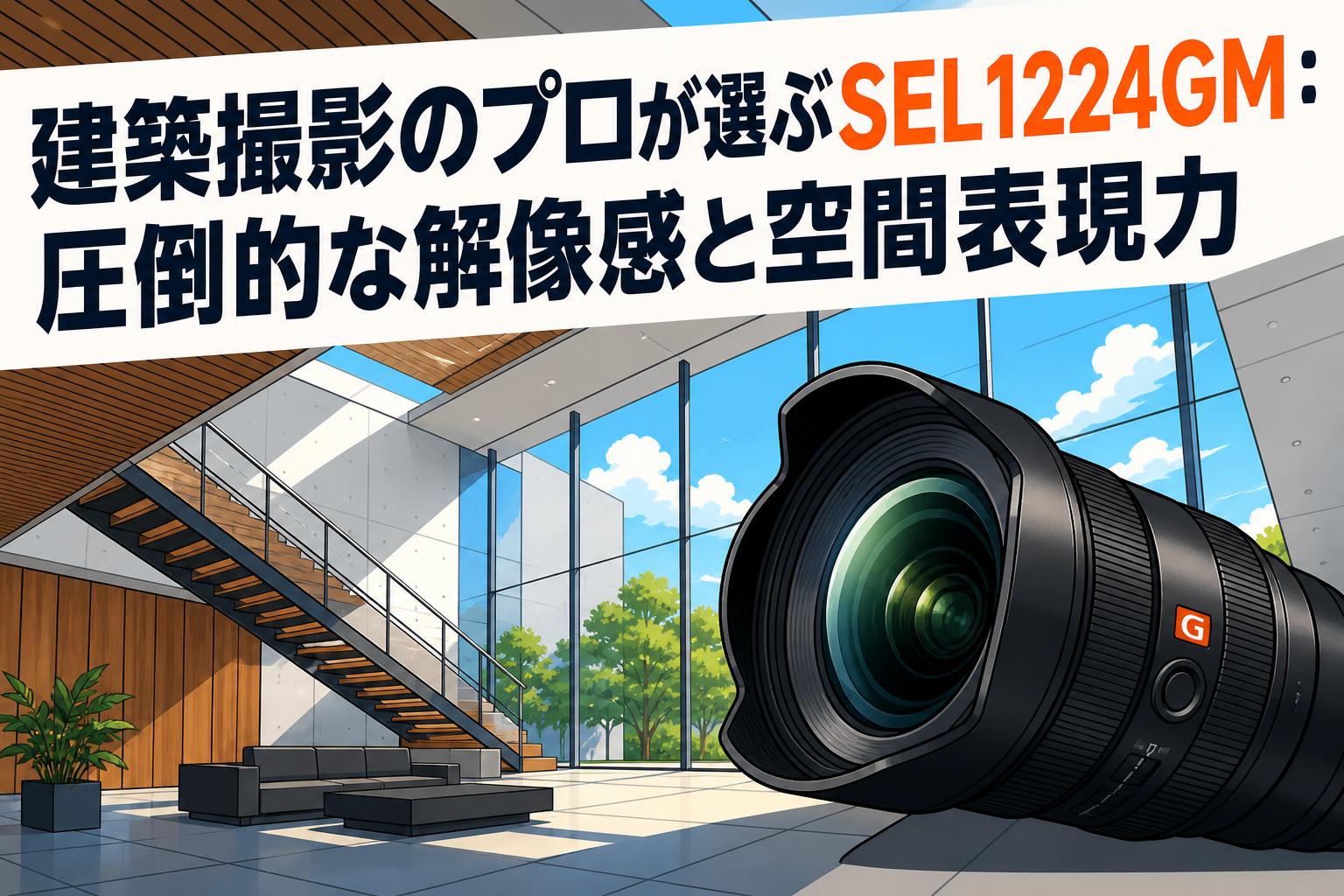 建築撮影のプロが選ぶSEL1224GM：圧倒的な解像感と空間表現力 | PANDA