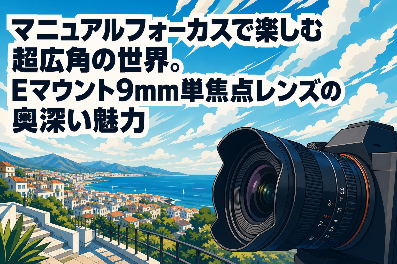 マニュアルフォーカスで楽しむ超広角の世界。Eマウント9mm単焦点レンズ