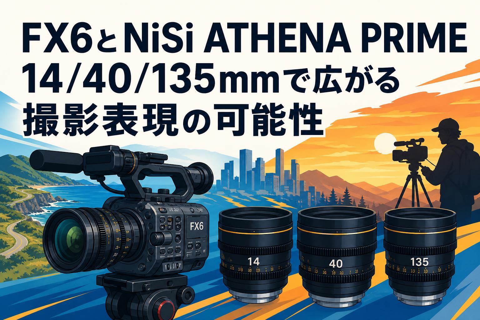 FX6とNiSi ATHENA PRIME 14/40/135mmで広がる撮影表現の可能性 | PANDA