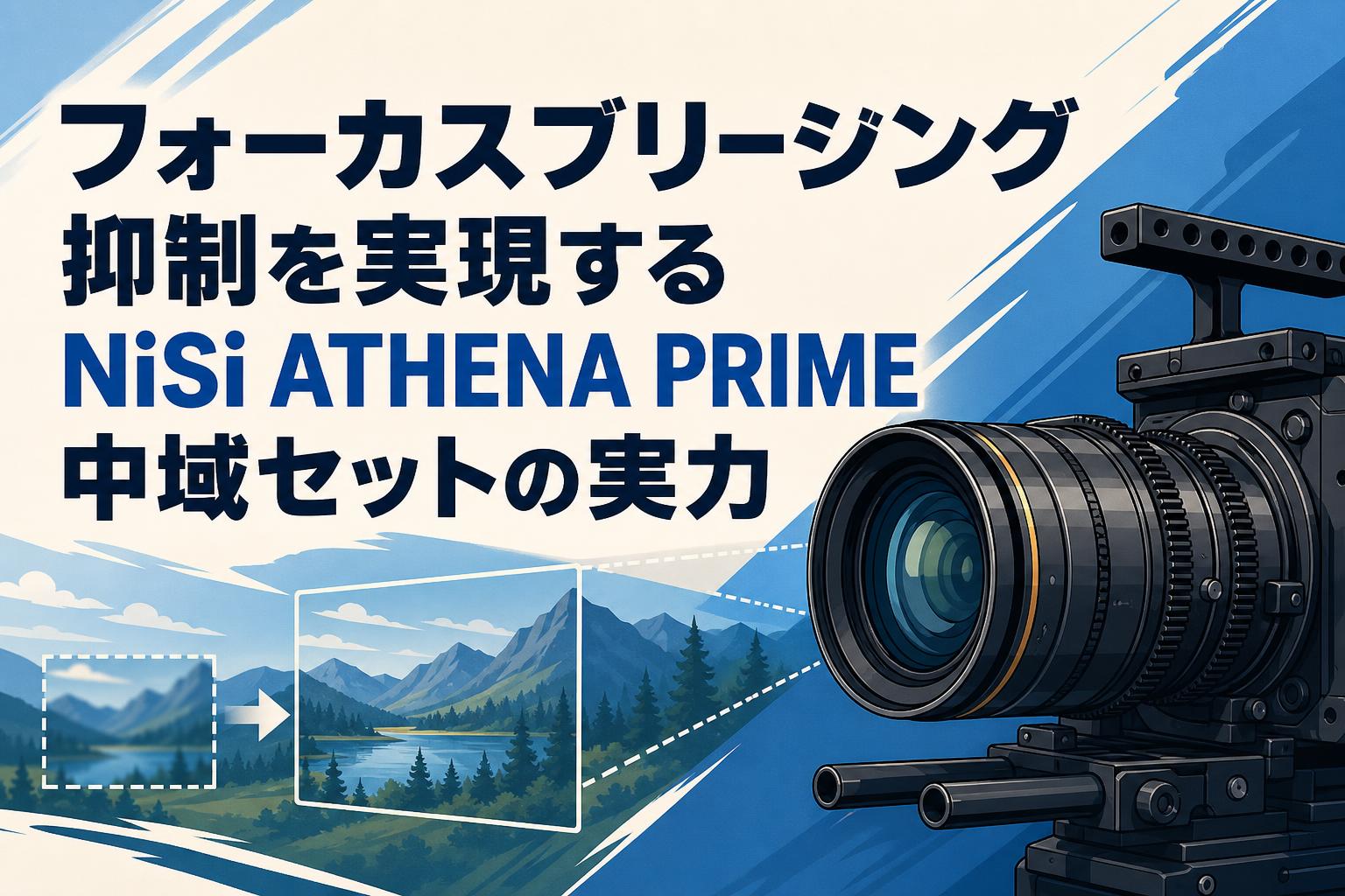フォーカスブリージング抑制を実現するNiSi ATHENA PRIME中域セットの