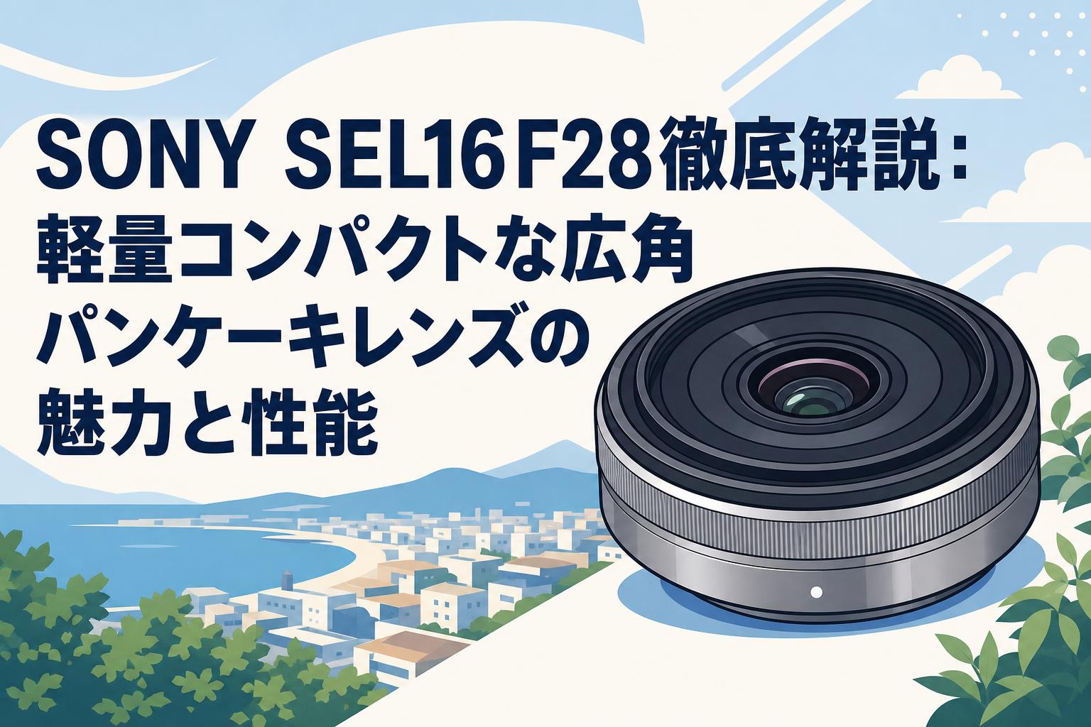 SONY パンケーキレンズSEL16F28とワイドコンバーターVCL-ECU2 ♥SONY E E ソニー ソニー レンズ パンケーキ VCL-ECE2 8 f2 16mm レンズ(単焦点)