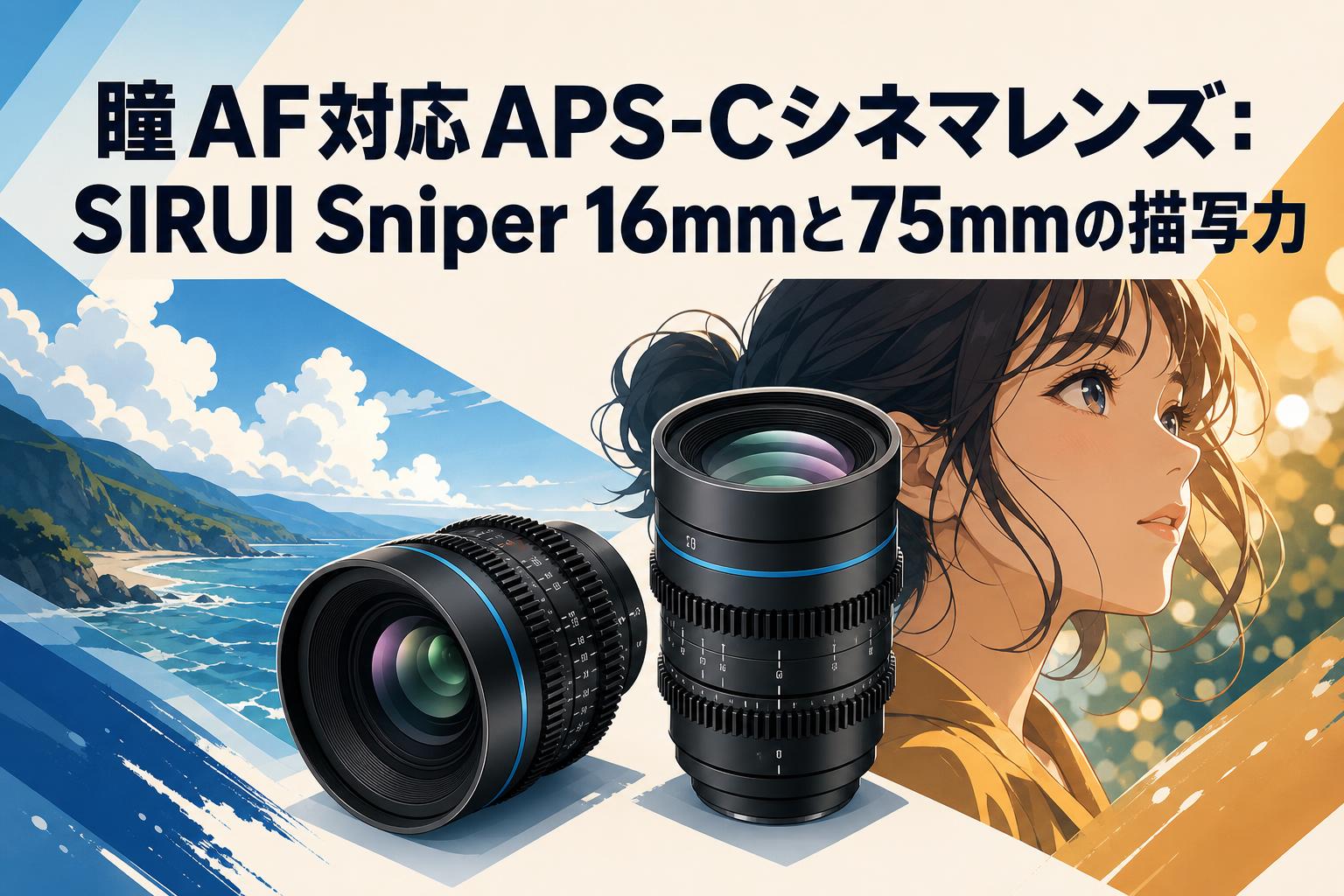 瞳AF対応APS-Cシネマレンズ：SIRUI Sniper 16mmと75mmの描写力 | PANDA