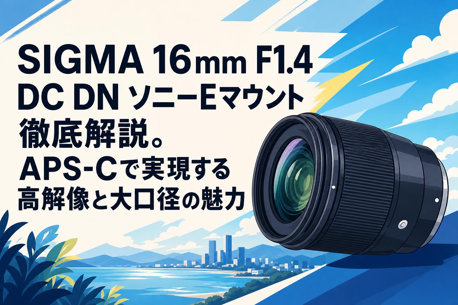 DC F1.4 16mm 返品保証・動作確認済SIGMA DNソニーEマウント用 Contemporary APS-C E Sony F1.4 16mm シグマ レンズ(単焦点)