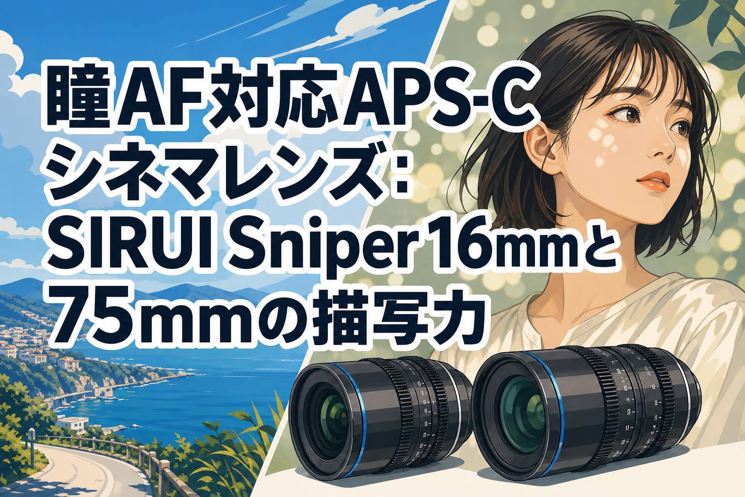 瞳AF対応APS-Cシネマレンズ：SIRUI Sniper 16mmと75mmの描写力 | PANDA
