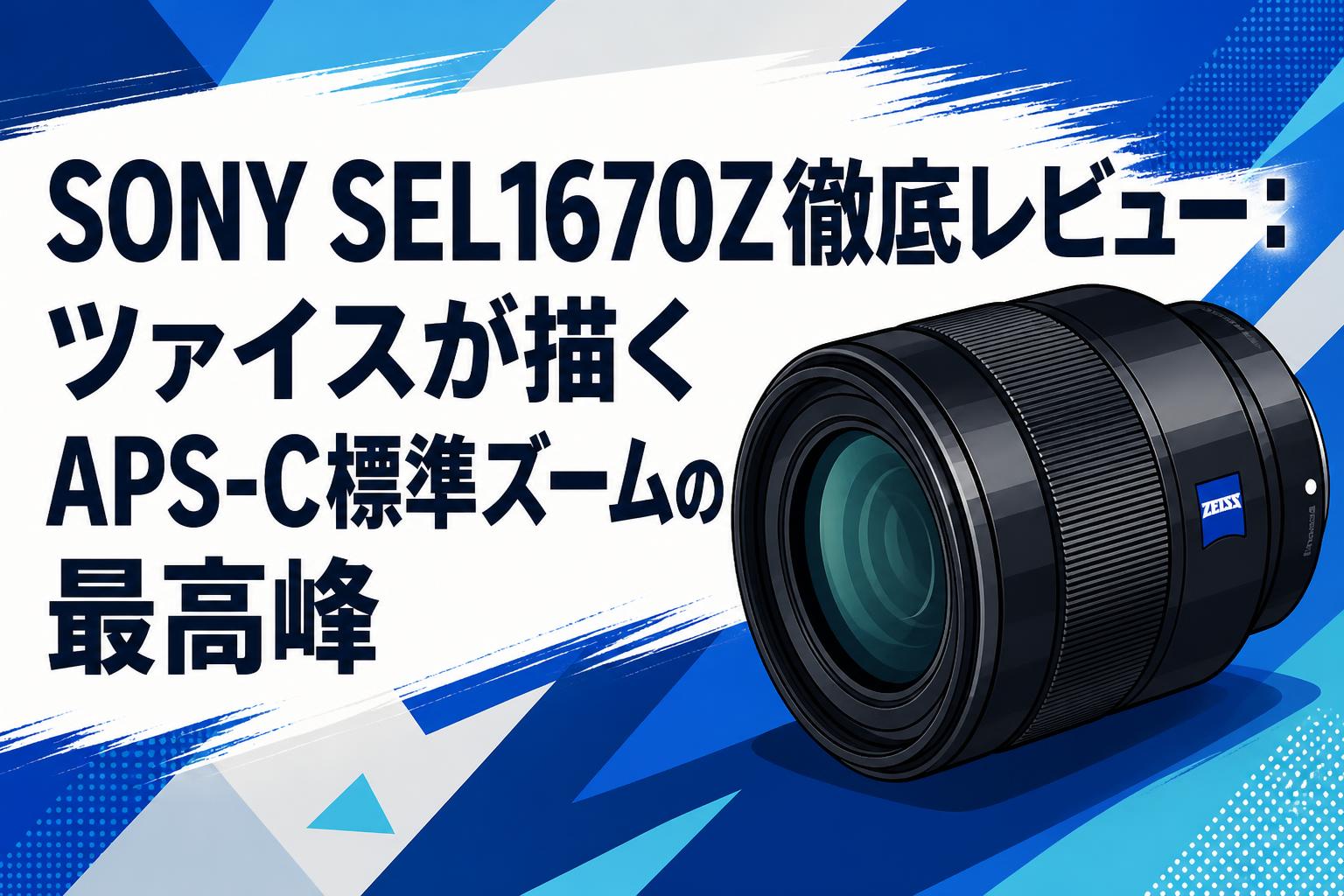 SONY SEL1670Z徹底レビュー：ツァイスが描くAPS-C標準ズームの最高峰