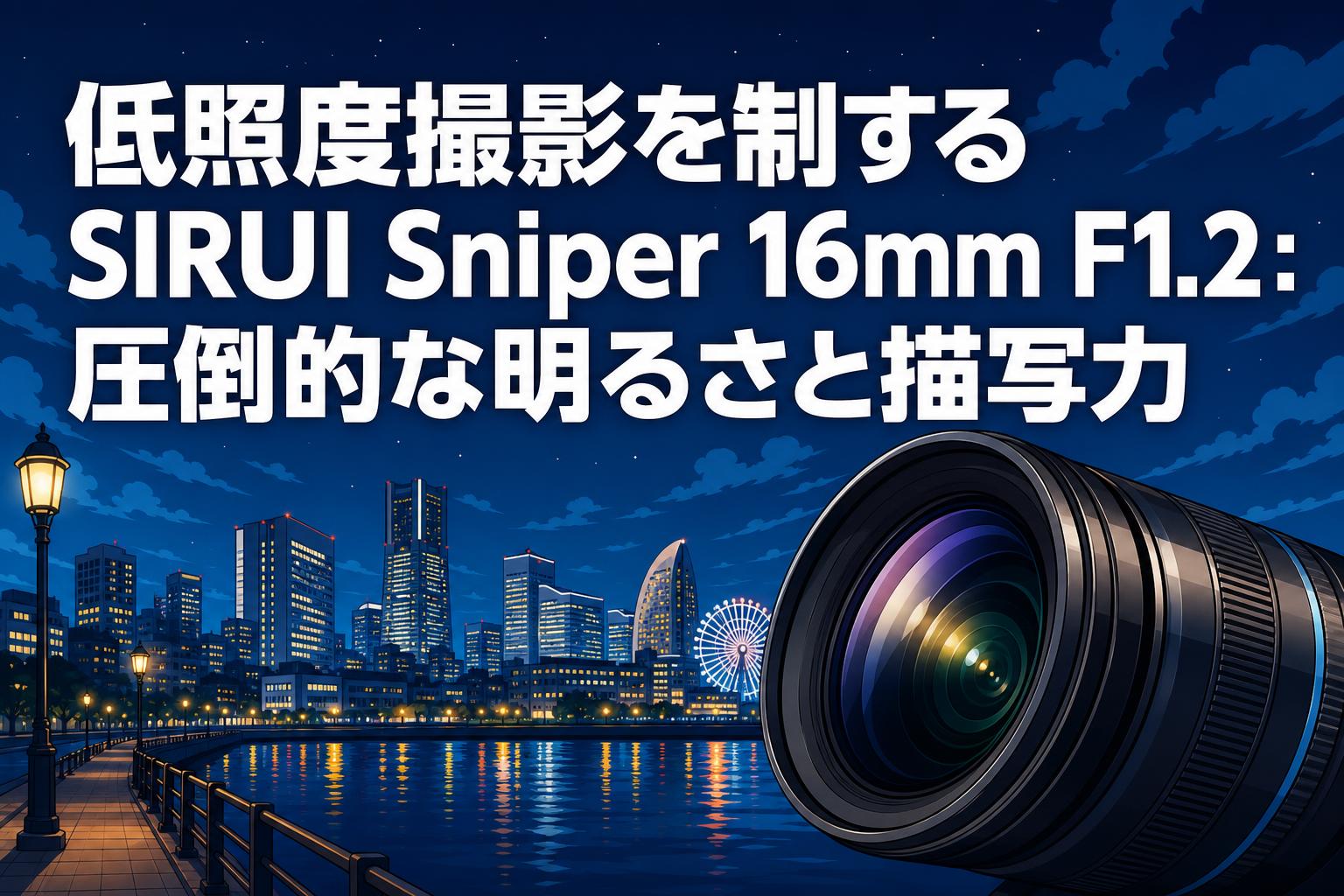 低照度撮影を制するSIRUI Sniper 16mm F1.2：圧倒的な明るさと描写力