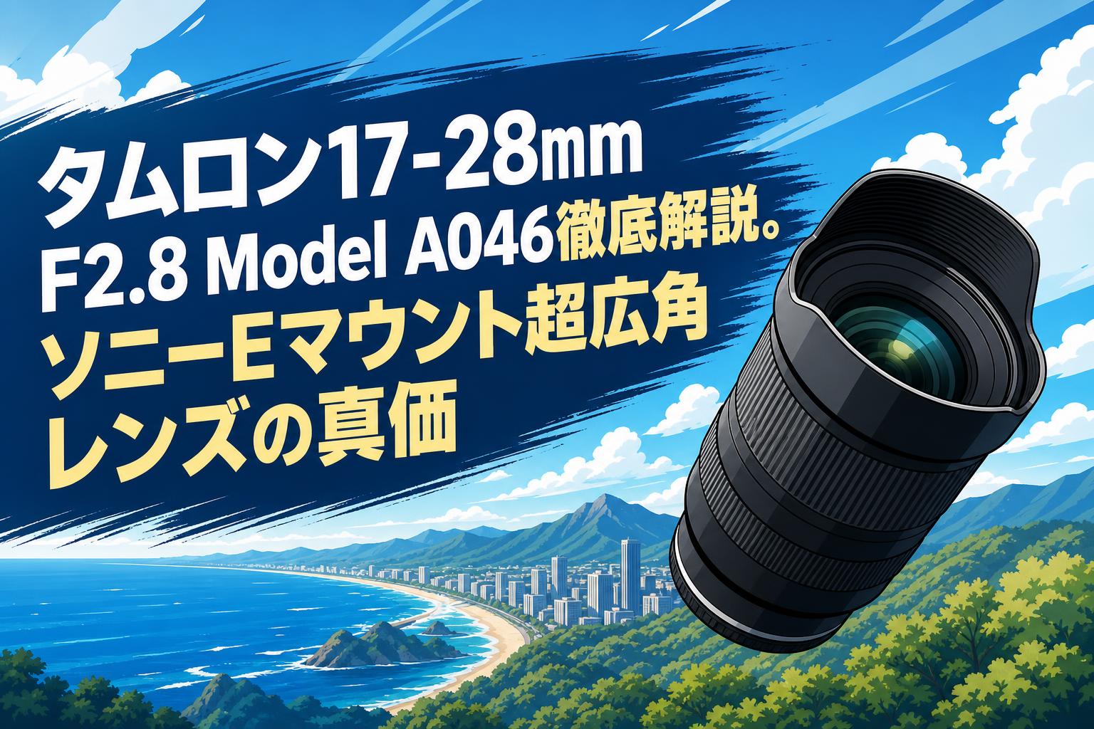タムロン17-28mm F2.8 Model A046徹底解説。ソニーEマウント超広角