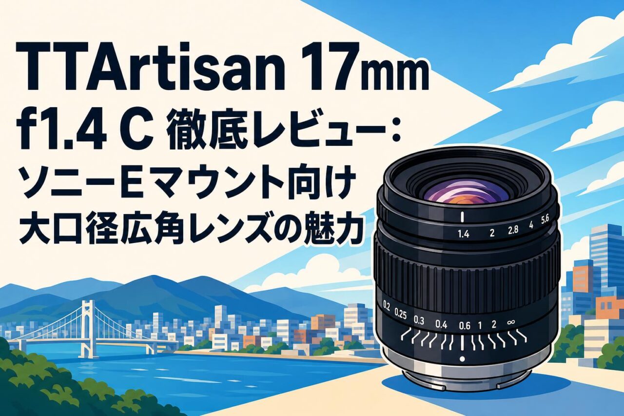 TTArtisan 17mm f1.4 C 徹底レビュー：ソニーEマウント向け大口径広角