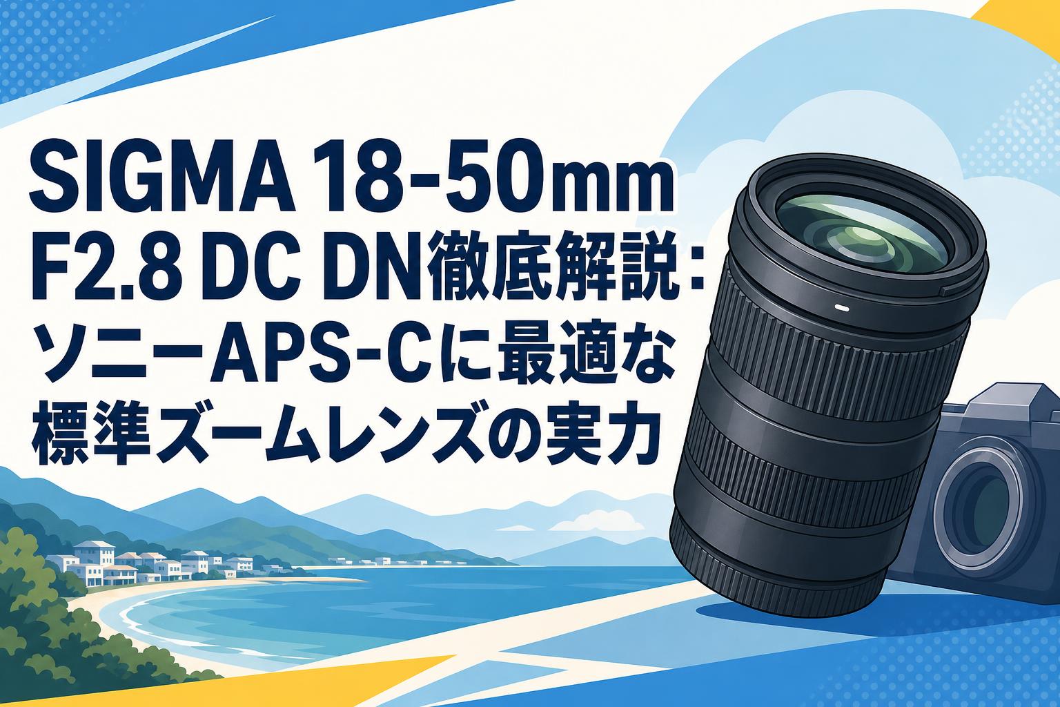 SIGMA 18-50mm F2.8 DC DN徹底解説：ソニーAPS-Cに最適な標準ズーム