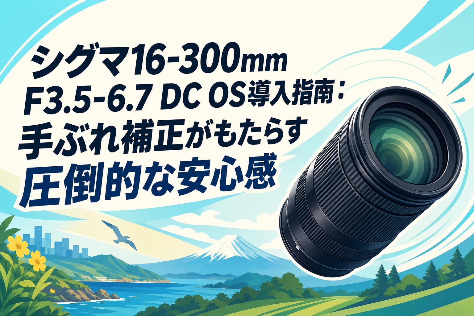 シグマ16-300mm F3.5-6.7 DC OS導入指南：手ぶれ補正がもたらす圧倒的