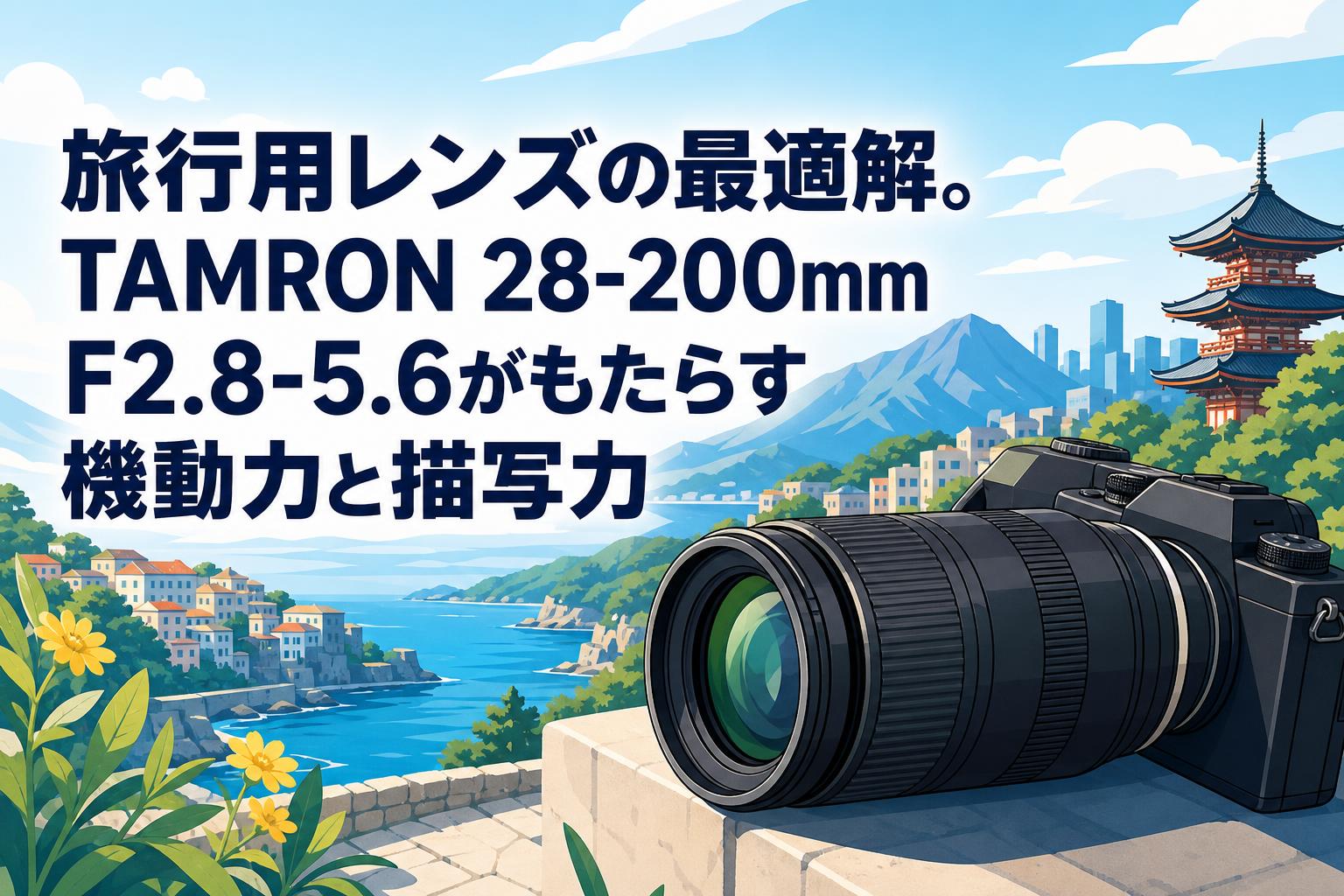 ♥︎広角から望遠までOK♪ ◇TAMRON 28-200mm ◇PENTAX 旅行用レンズの最適解。TAMRON 28-200mm F2.8-5.6がもたらす機動力と