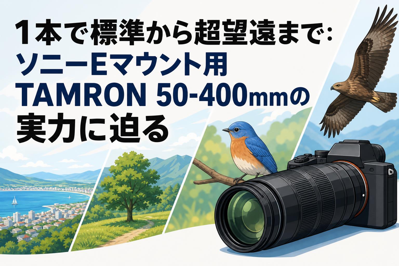1本で標準から超望遠まで：ソニーEマウント用TAMRON 50-400mmの実力に