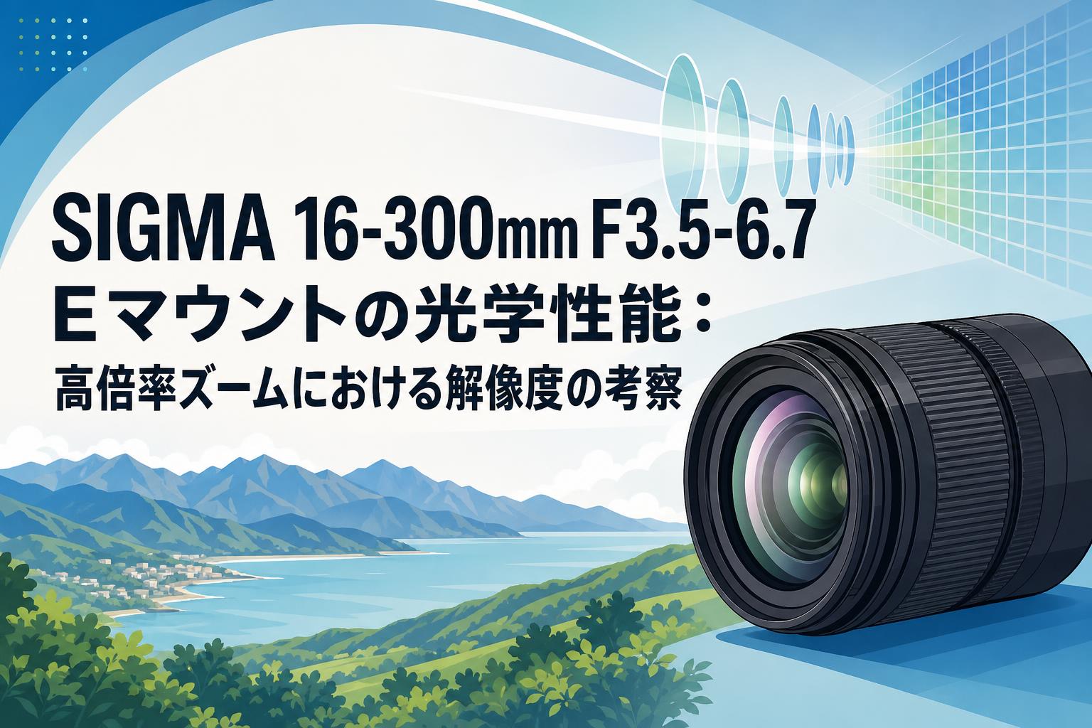 SIGMA 16-300mm F3.5-6.7 Eマウントの光学性能：高倍率ズームにおける
