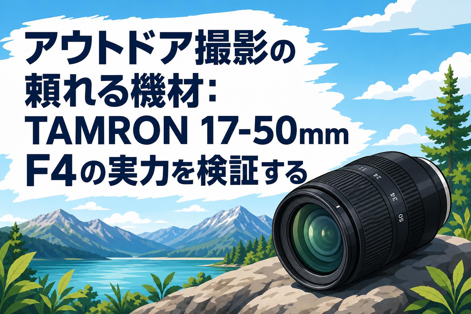 アウトドア撮影の頼れる機材：TAMRON 17-50mm F4の実力を検証する