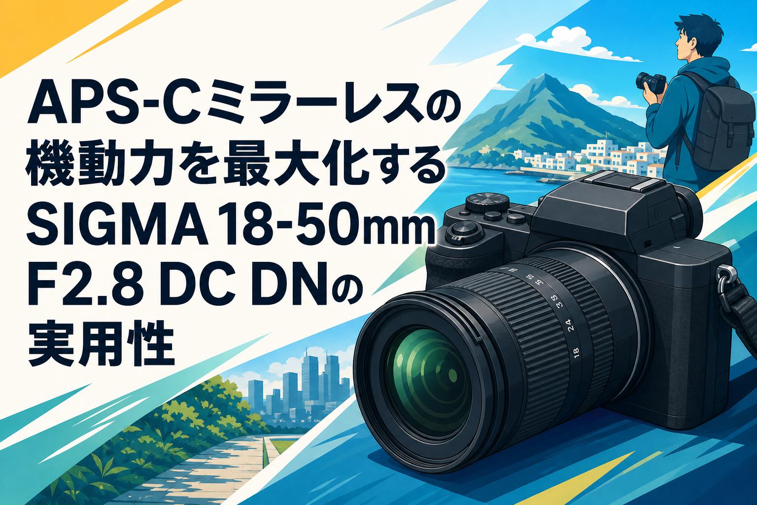 APS-Cミラーレスの機動力を最大化するSIGMA 18-50mm F2.8 DC DNの実用