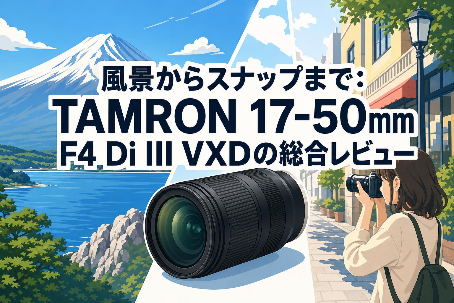 風景からスナップまで：TAMRON 17-50mm F4 Di III VXDの総合レビュー
