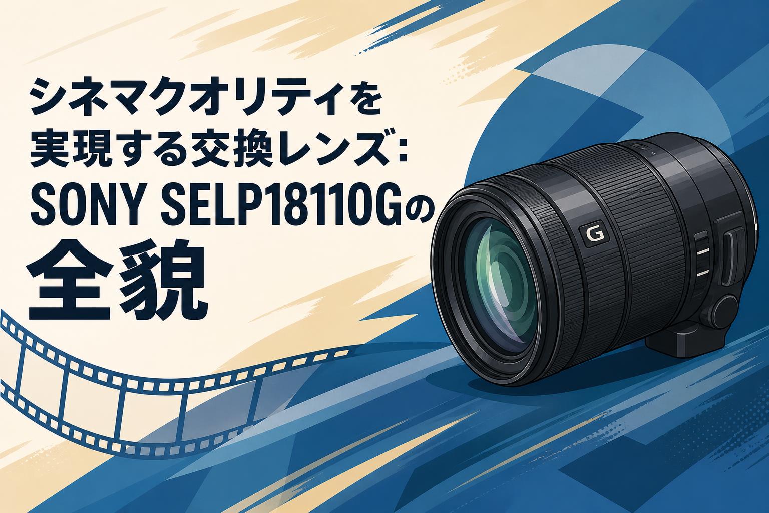 シネマクオリティを実現する交換レンズ：SONY SELP18110Gの全貌