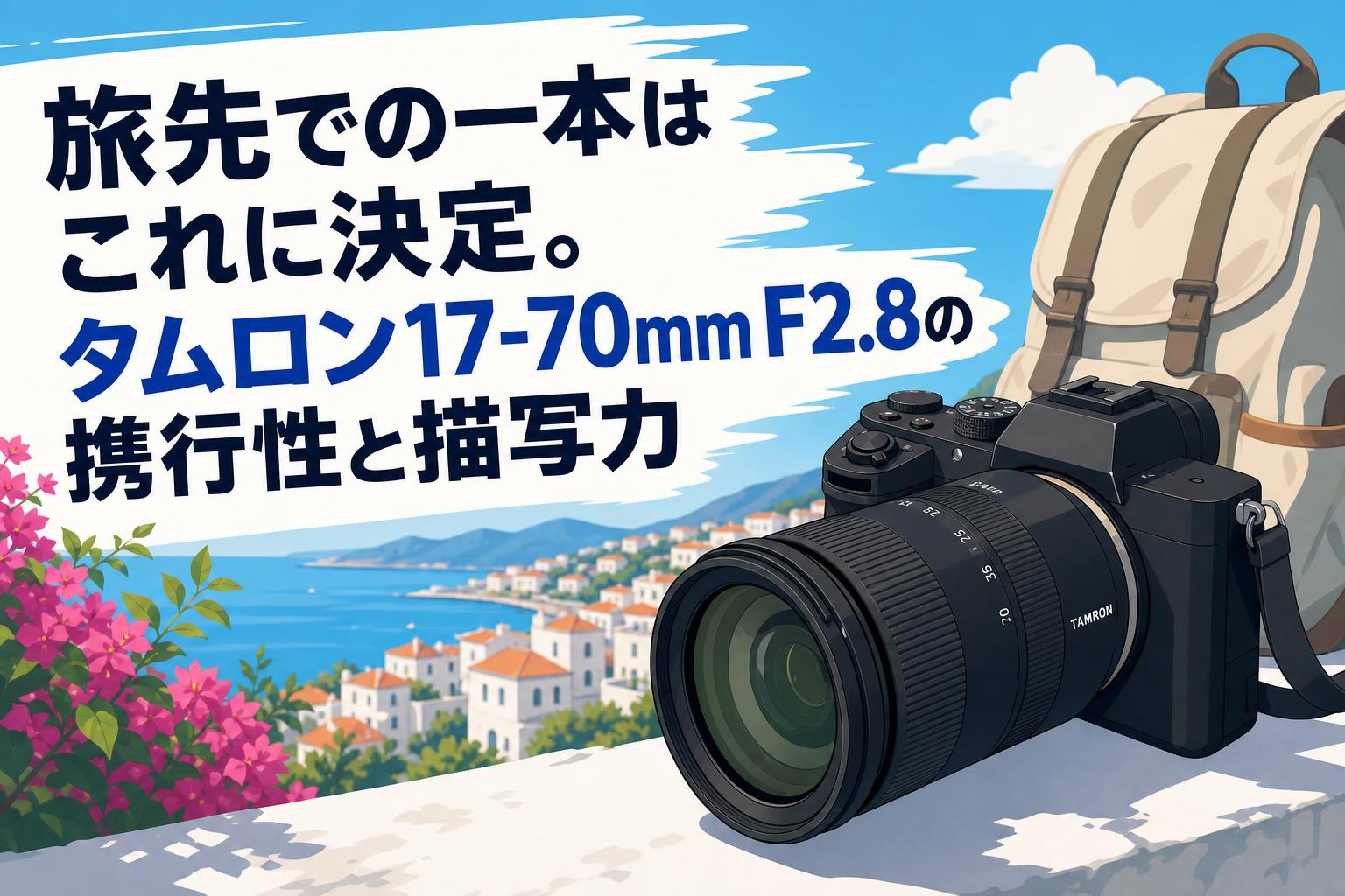 旅先での一本はこれに決定。タムロン17-70mm F2.8の携行性と描写力