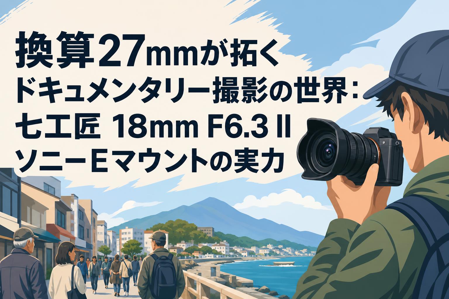 換算27mmが拓くドキュメンタリー撮影の世界：七工匠 18mm F6.3 II
