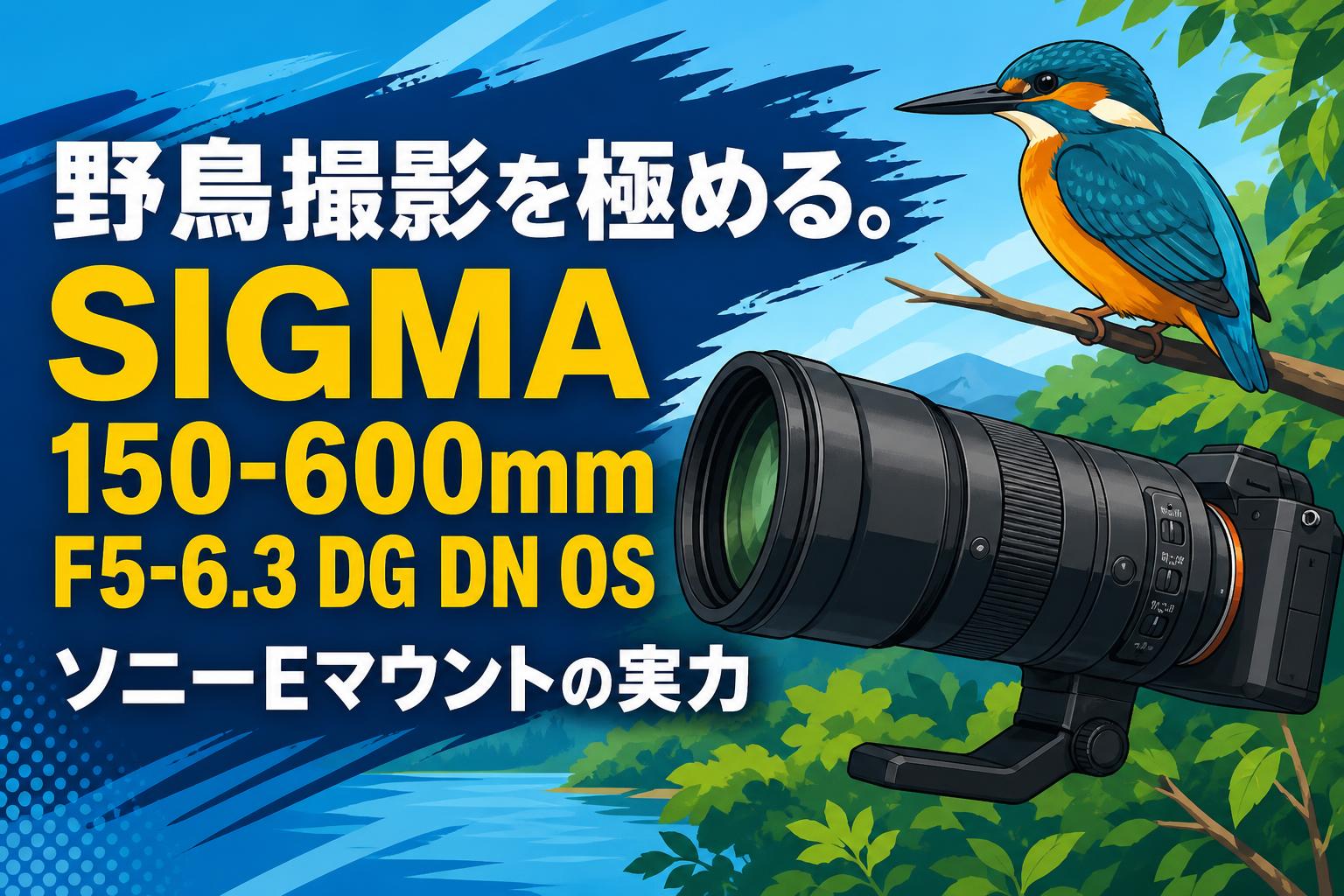 野鳥撮影を極める。SIGMA 150-600mm F5-6.3 DG DN OS ソニーEマウント