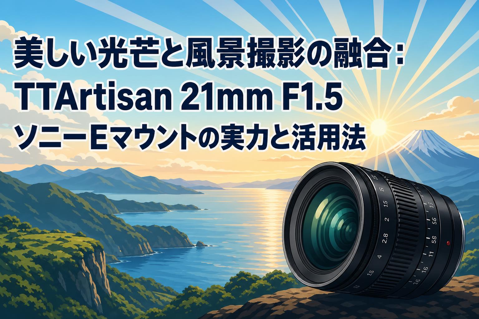 美しい光芒と風景撮影の融合：TTArtisan 21mm F1.5 ソニーEマウントの