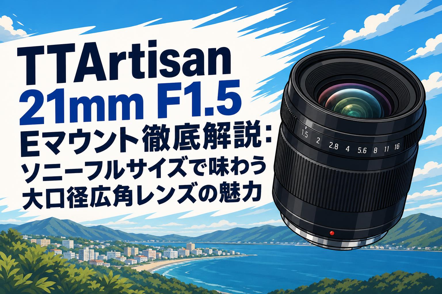 21mm F1.5 SONY α Eマウント用 21mm単焦点 TTArtisan 21mm F1.5 Eマウント徹底解説：ソニーフルサイズで味わう大