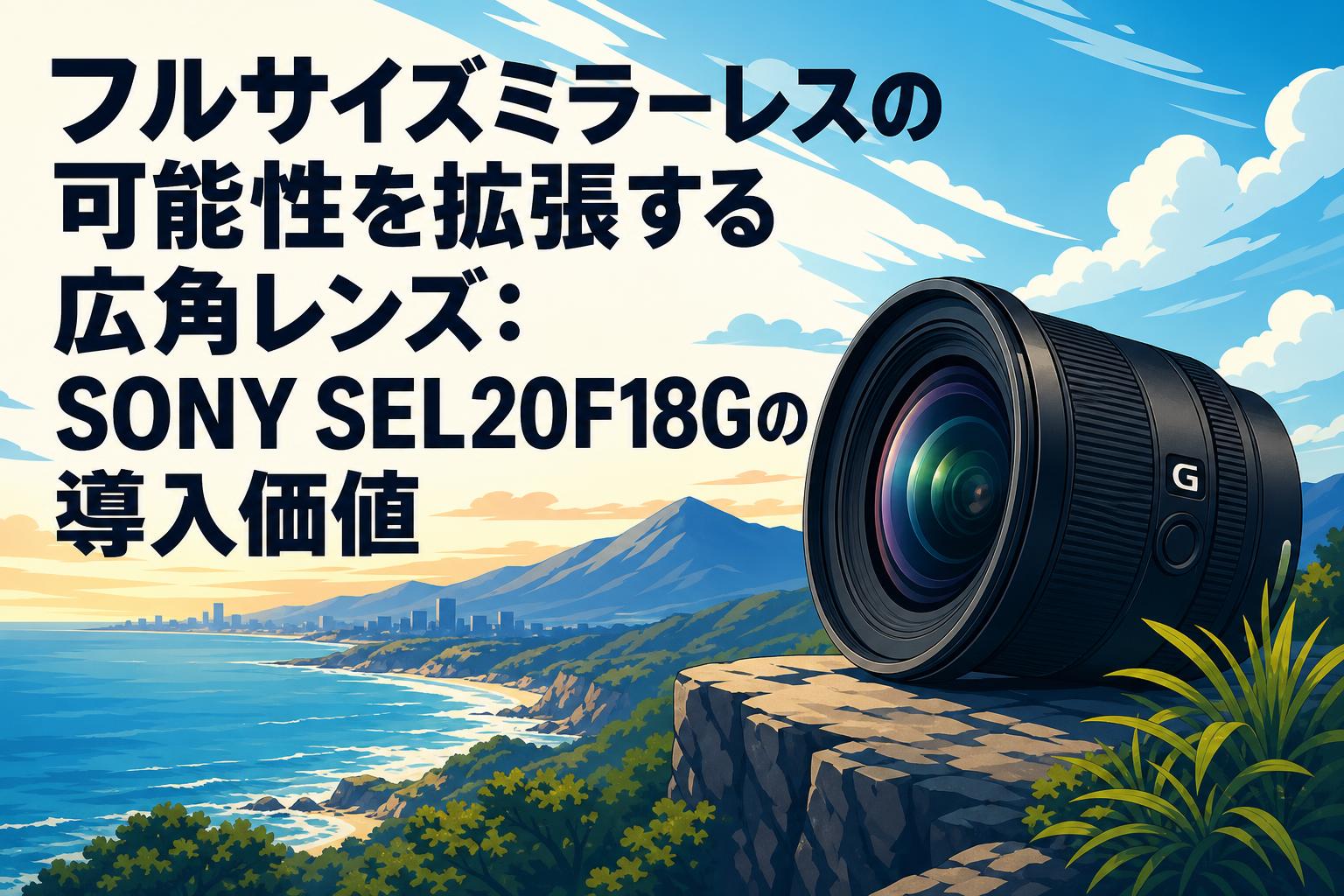 フルサイズミラーレスの可能性を拡張する広角レンズ：SONY SEL20F18Gの