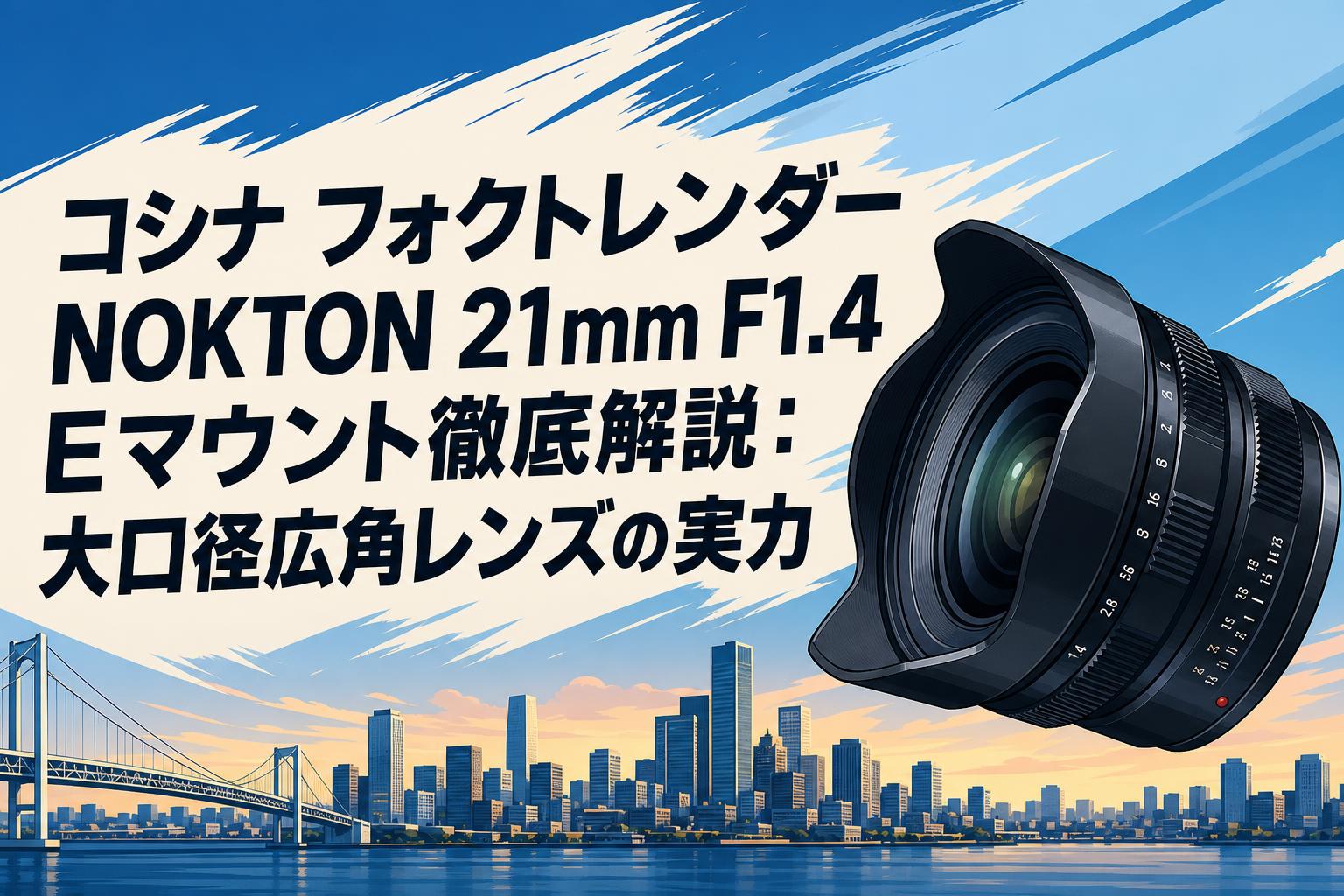 コシナ フォクトレンダー NOKTON 21mm F1.4 Eマウント徹底解説：大口径