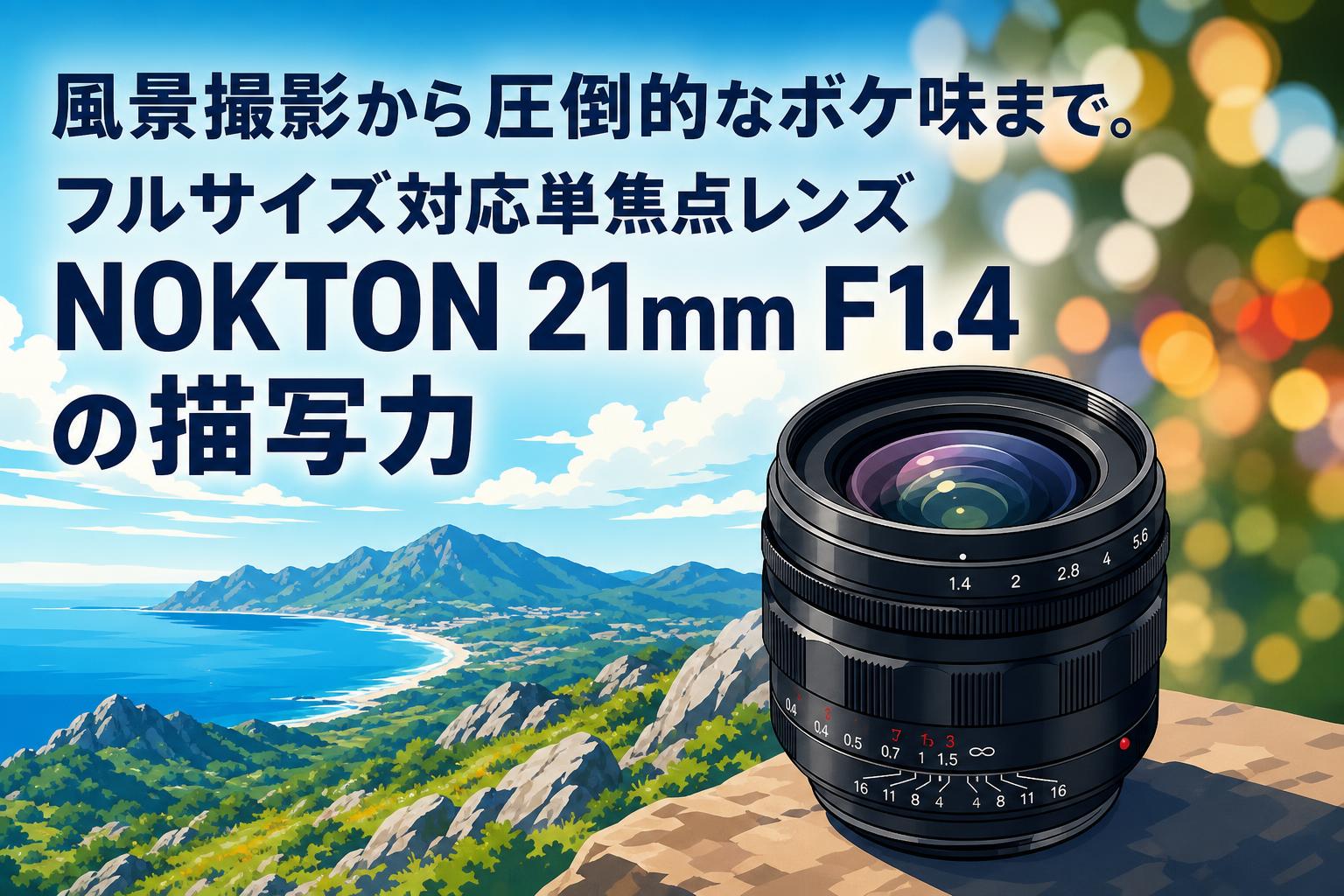 【誰も撮れない世界】NOKTON 21mm F1.4 VM 星空、マクロ、大ボケ 風景撮影から圧倒的なボケ味まで。フルサイズ対応単焦点レンズNOKTON
