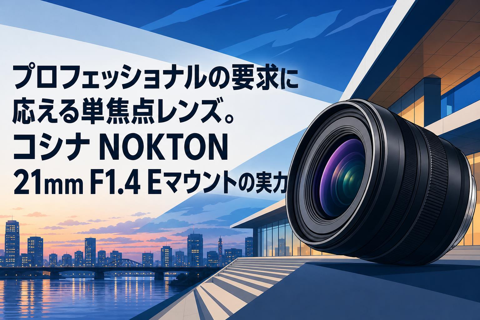 COSINA C1s Kマウントレンズ｟単焦点、ズームレンズ｠3点セット プロフェッショナルの要求に応える単焦点レンズ。コシナ NOKTON 21mm