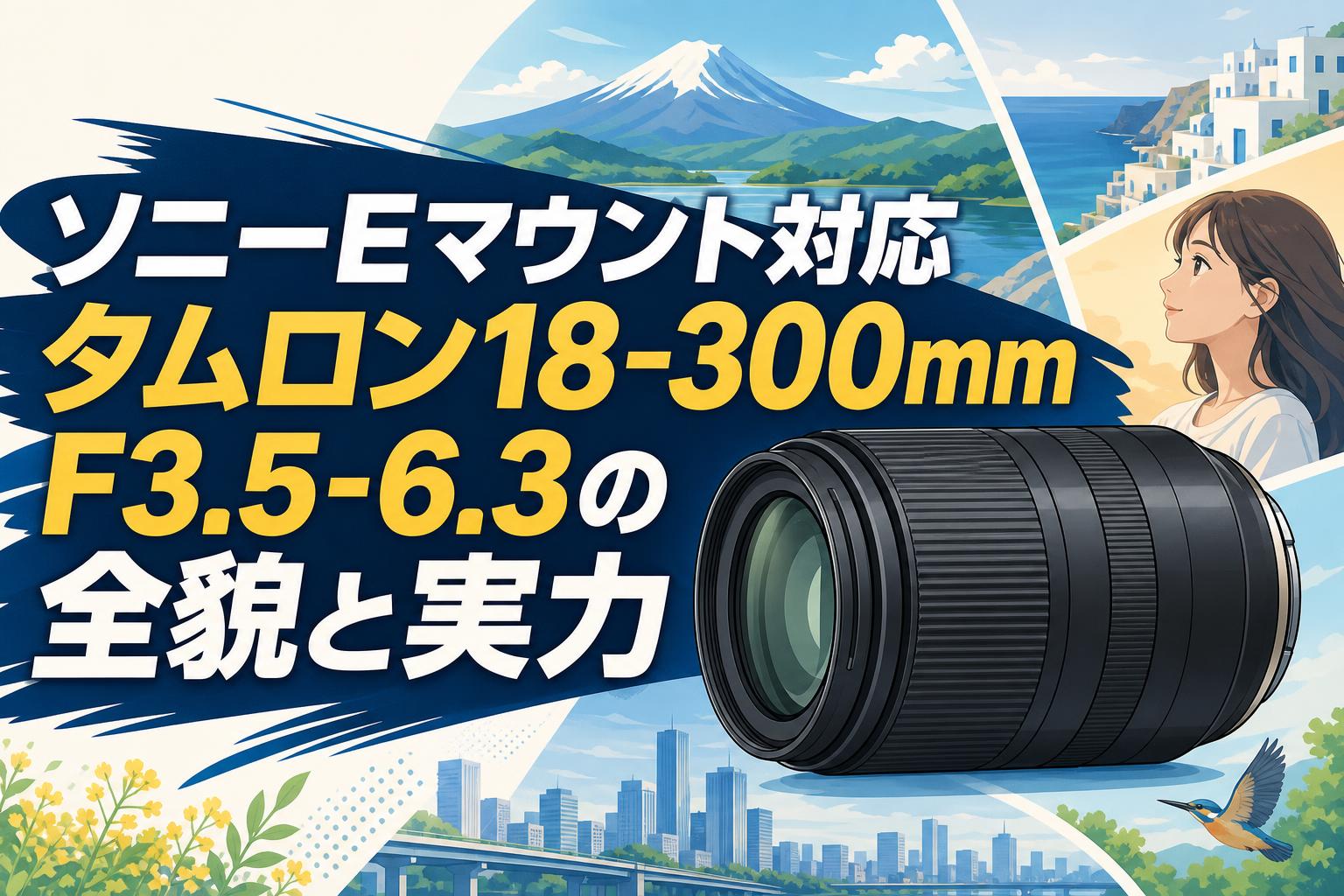 ソニーEマウント対応タムロン18-300mm F3.5-6.3の全貌と実力 | PANDA