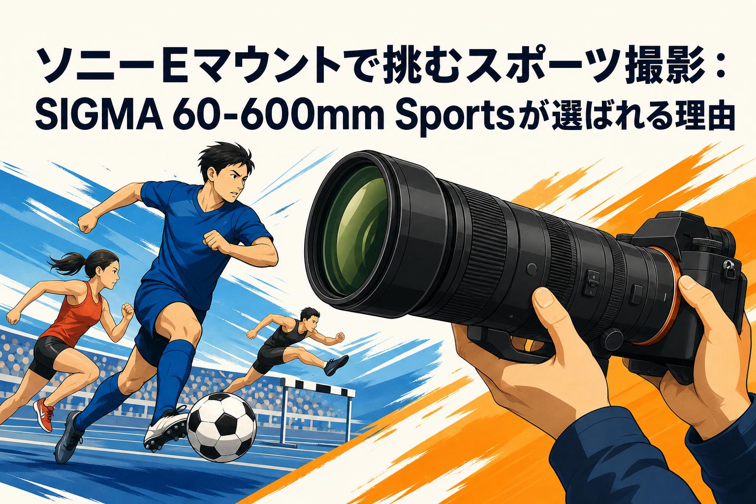 ソニーEマウントで挑むスポーツ撮影：SIGMA 60-600mm Sportsが選ばれる