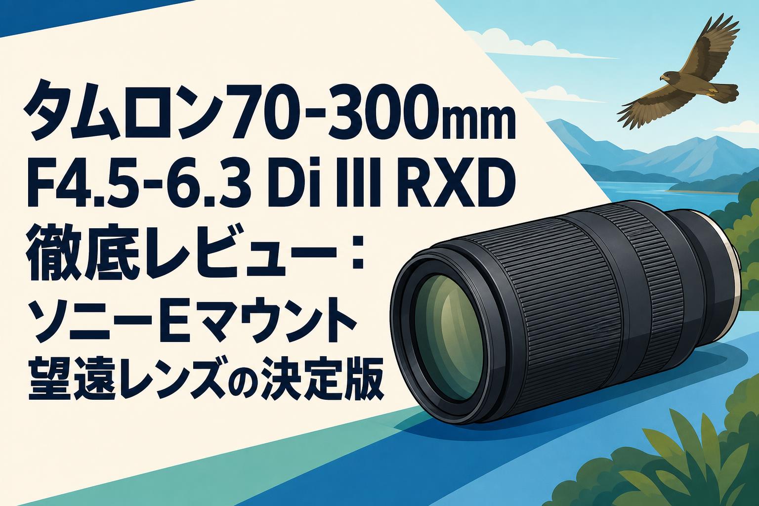 タムロン70-300mm F4.5-6.3 Di III RXD徹底レビュー：ソニーEマウント
