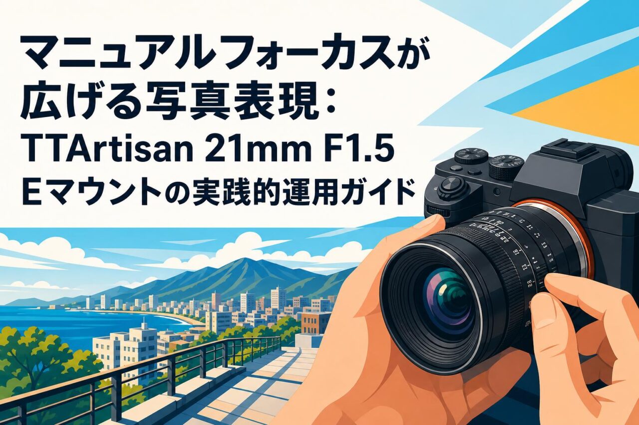 マニュアルフォーカスが広げる写真表現：TTArtisan 21mm F1.5 E