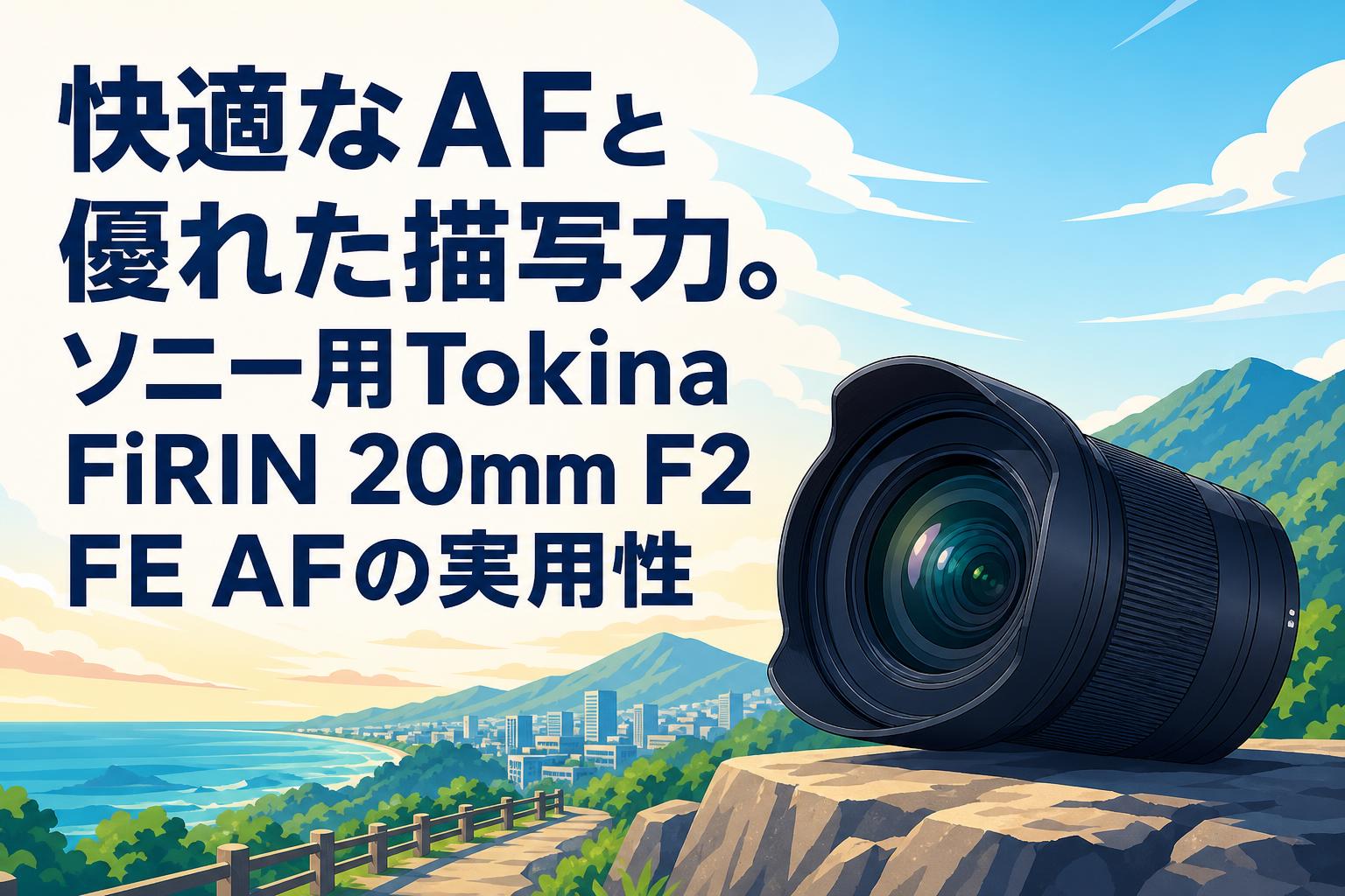 快適なAFと優れた描写力。ソニー用Tokina FiRIN 20mm F2 FE AFの実用性
