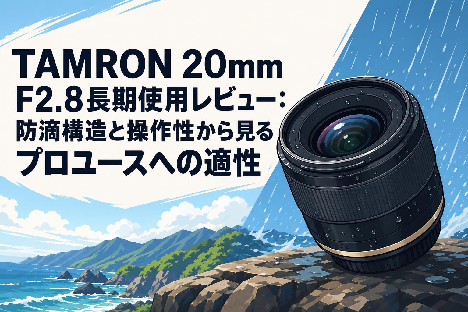 TAMRON 20mm F2.8長期使用レビュー：防滴構造と操作性から見るプロ