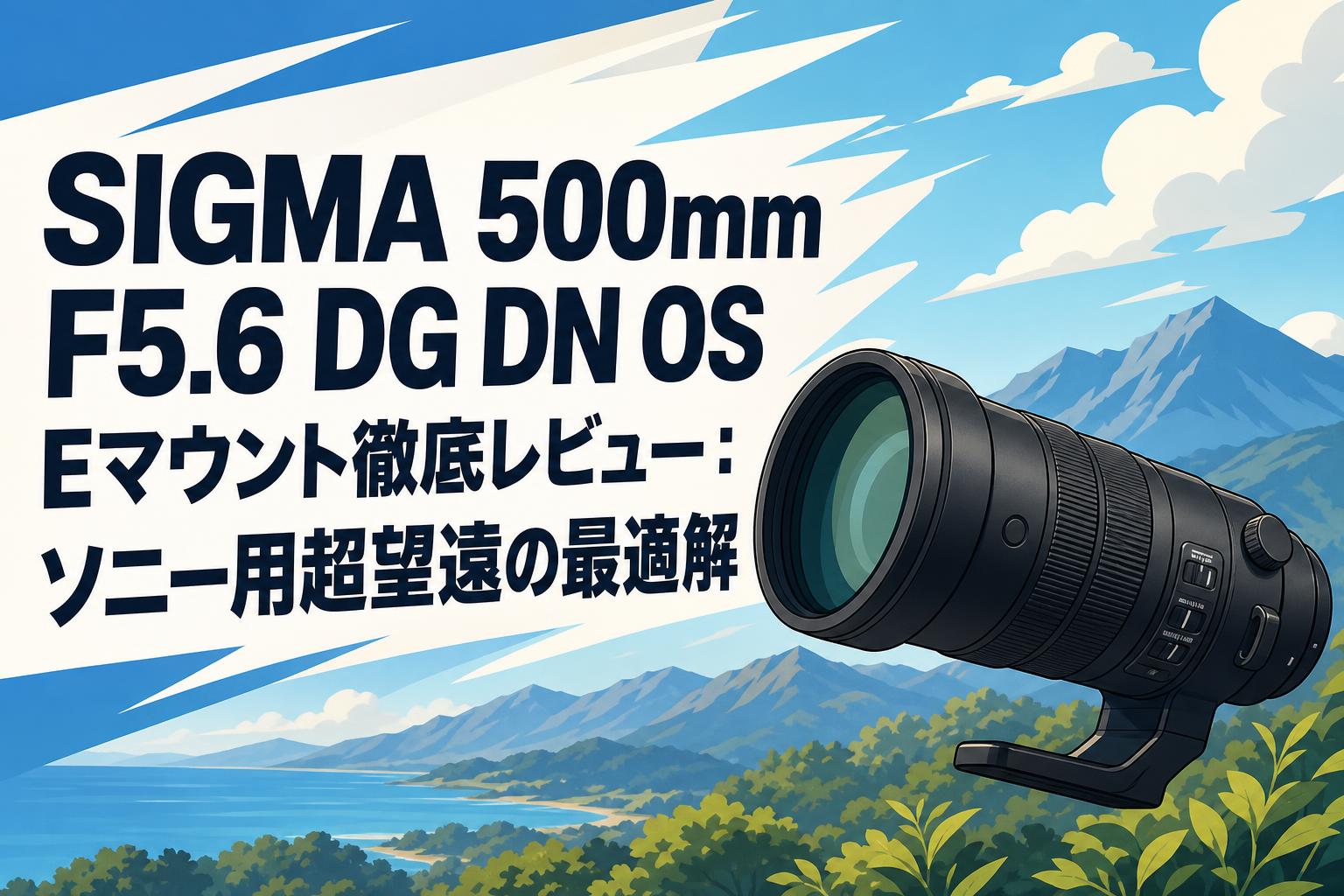 SIGMA 500mm F5.6 DG DN OS Eマウント徹底レビュー：ソニー用超望遠の