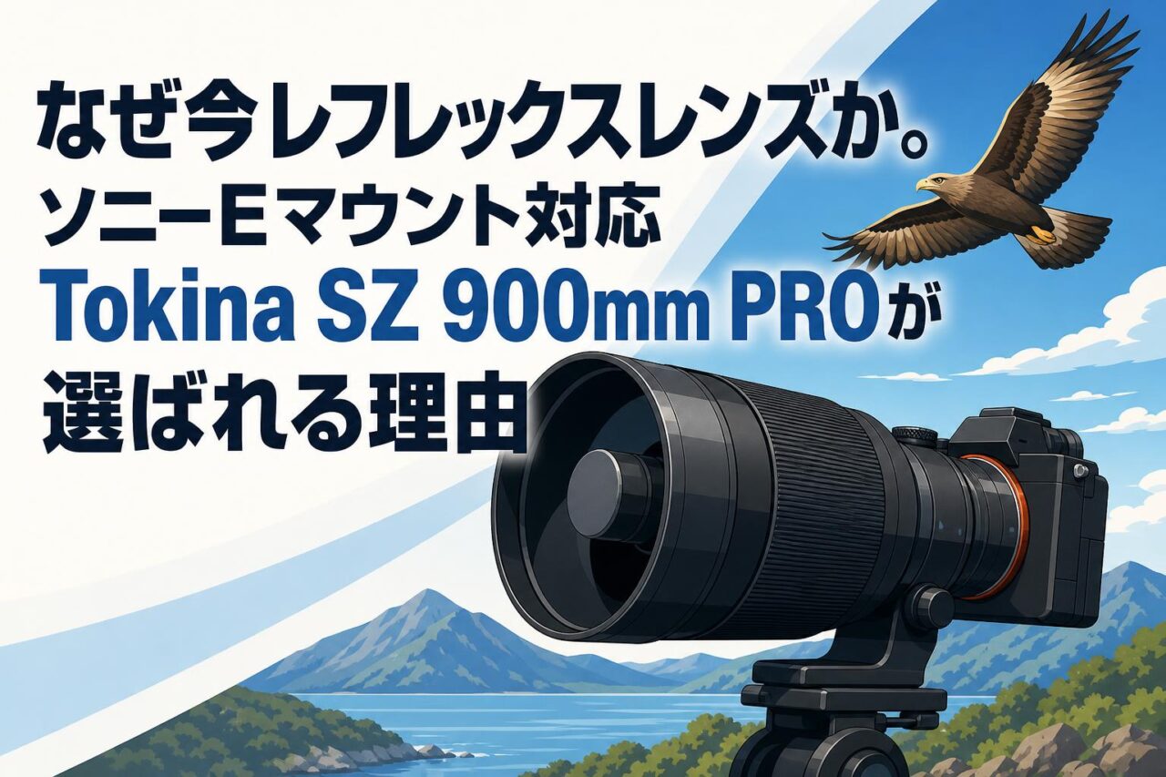 レンズ(単焦点) SORA なぜ今レフレックスレンズか。ソニーEマウント対応Tokina SZ 900mm PRO