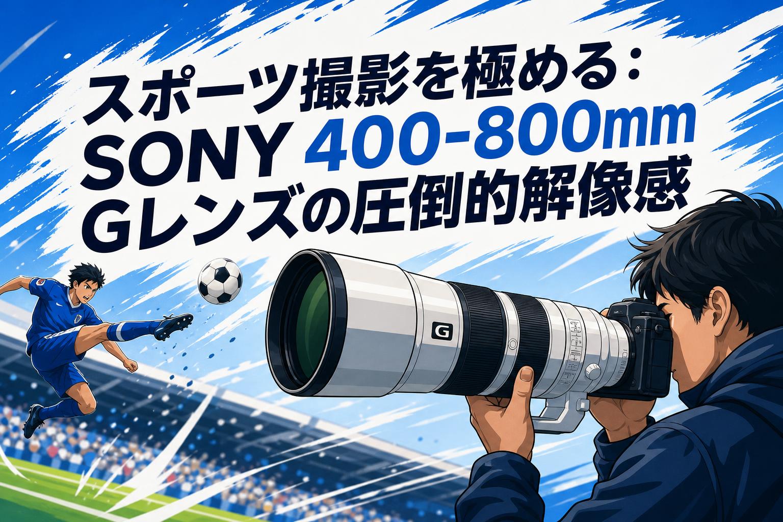 スポーツ撮影を極める：SONY 400-800mm Gレンズの圧倒的解像感 | PANDA