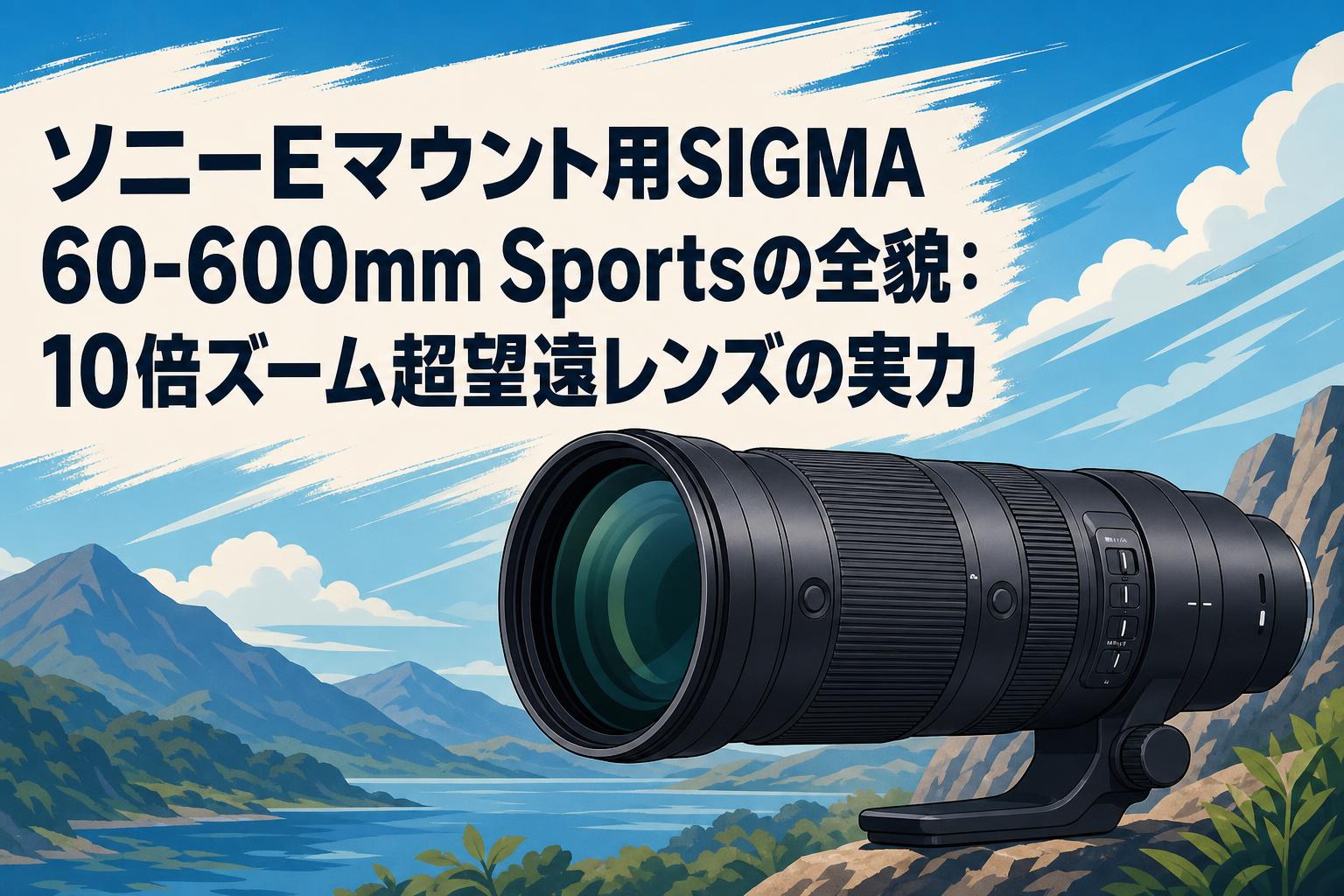 ソニーEマウント用SIGMA 60-600mm Sportsの全貌：10倍ズーム超望遠