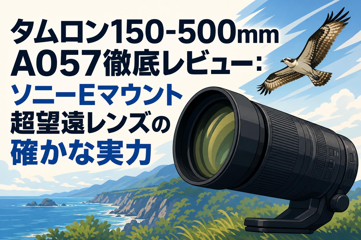 タムロン150-500mm A057徹底レビュー：ソニーEマウント超望遠レンズの