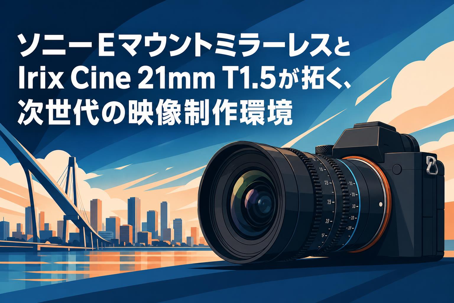 ソニーEマウントミラーレスとIrix Cine 21mm T1.5が拓く、次世代の映像