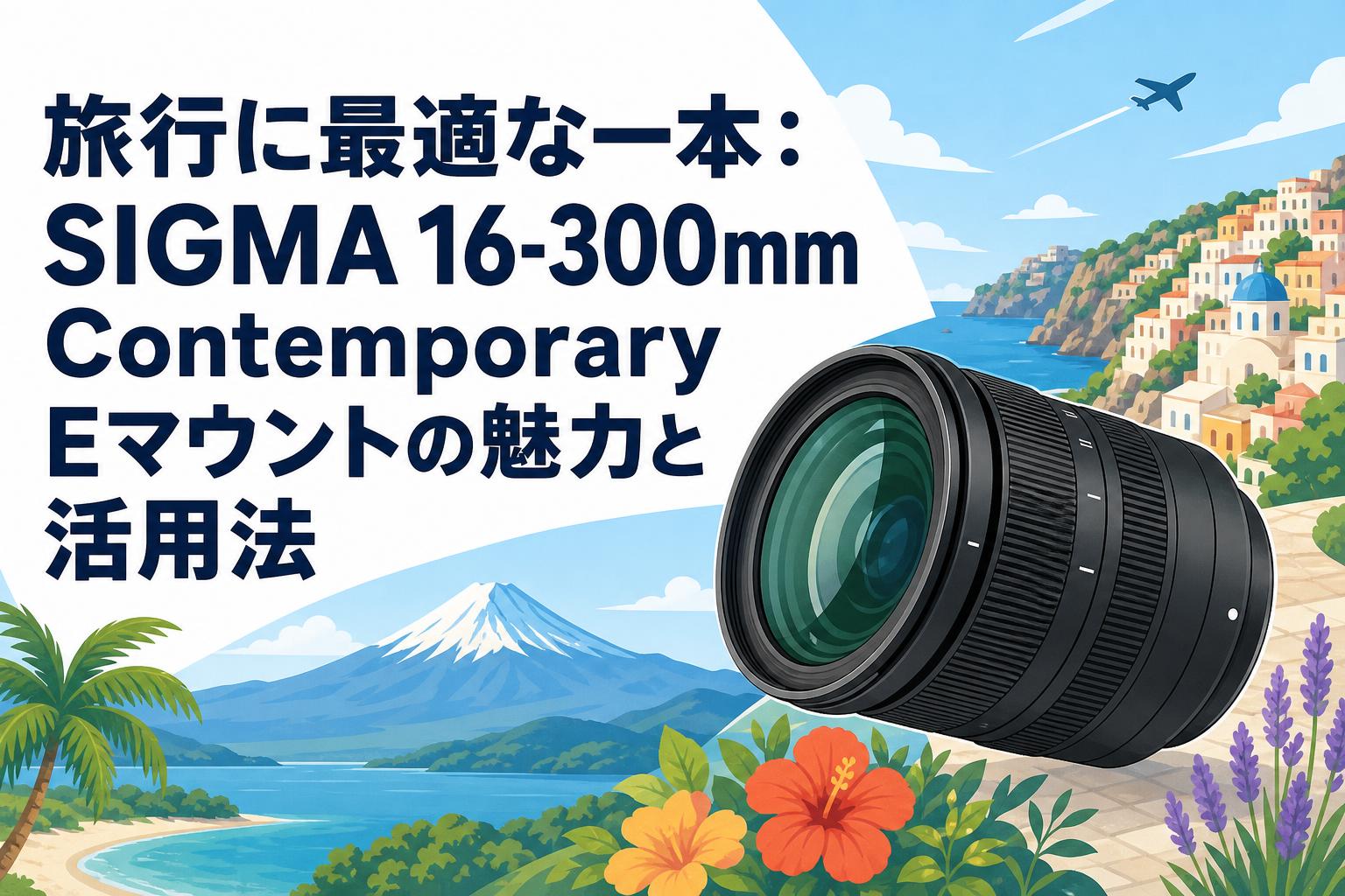 旅行に最適な一本：SIGMA 16-300mm Contemporary Eマウントの魅力と