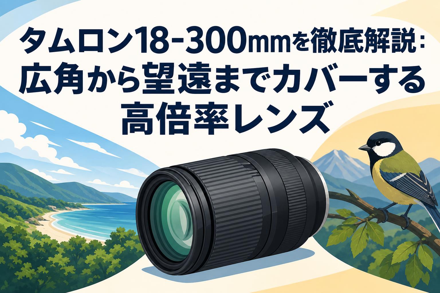 タムロン18-300mmを徹底解説：広角から望遠までカバーする高倍率レンズ