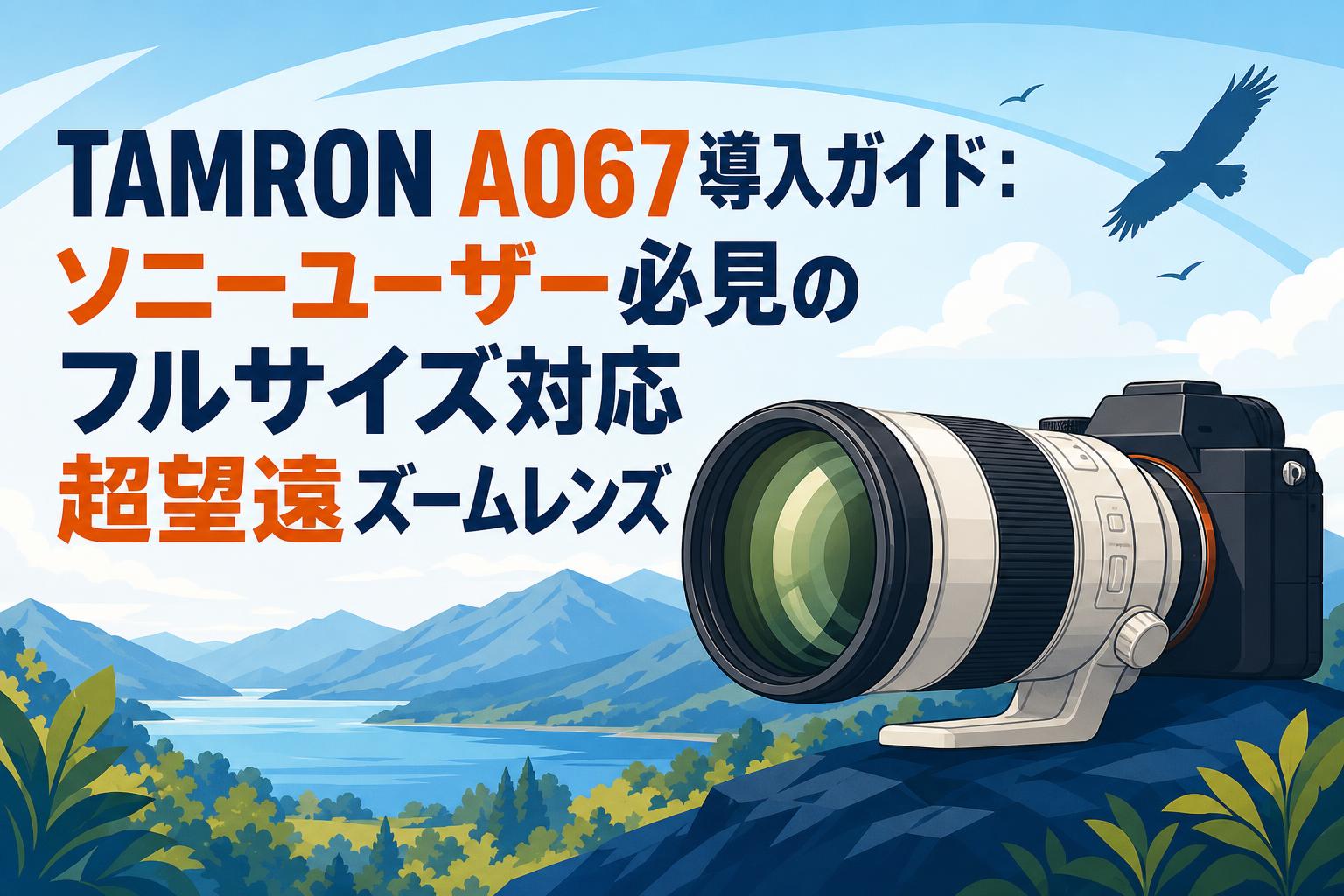 TAMRON A067導入ガイド：ソニーユーザー必見のフルサイズ対応超望遠